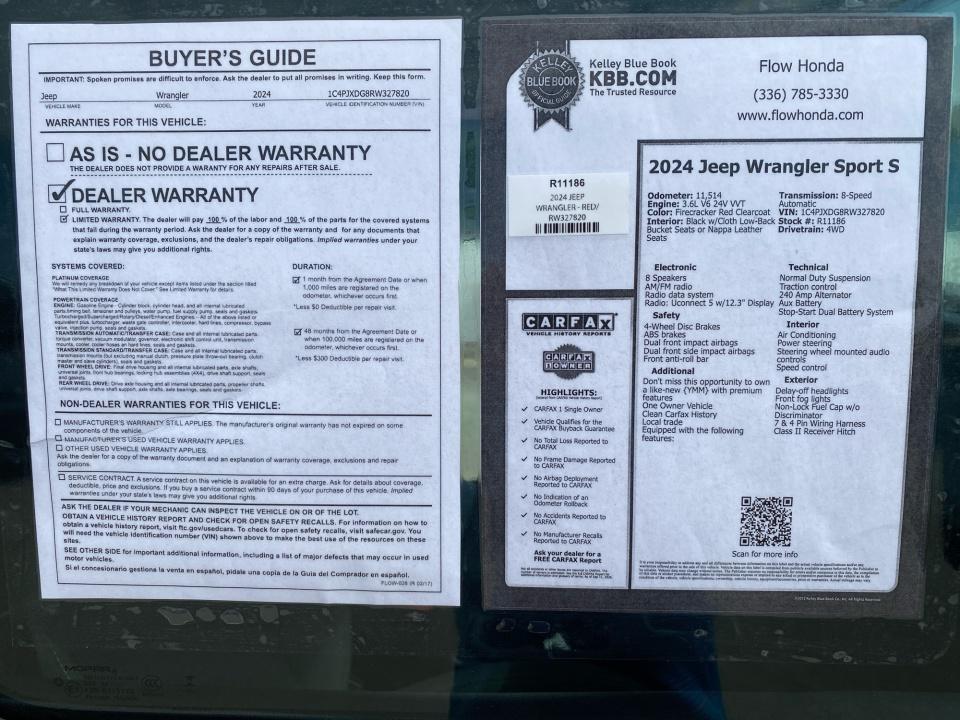 Used 2024 Jeep Wrangler SUV