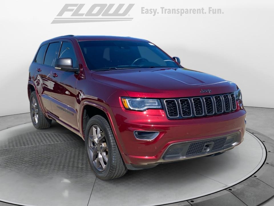 Red 2021 Jeep Grand Cherokee SUV / Crossover Four-Wheel Drive Automatic