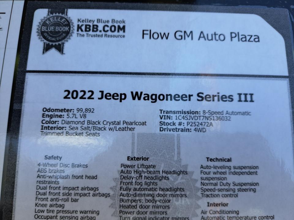 Used 2022 Jeep Wagoneer SUV