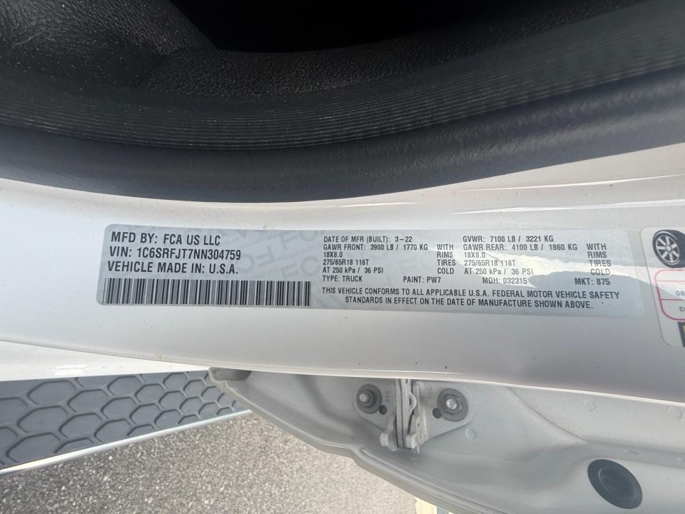 Used 2022 Ram 1500 Truck
