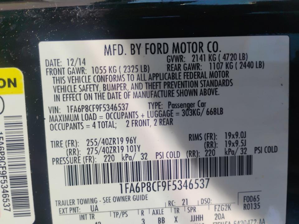 Used 2015 Ford Mustang Coupe