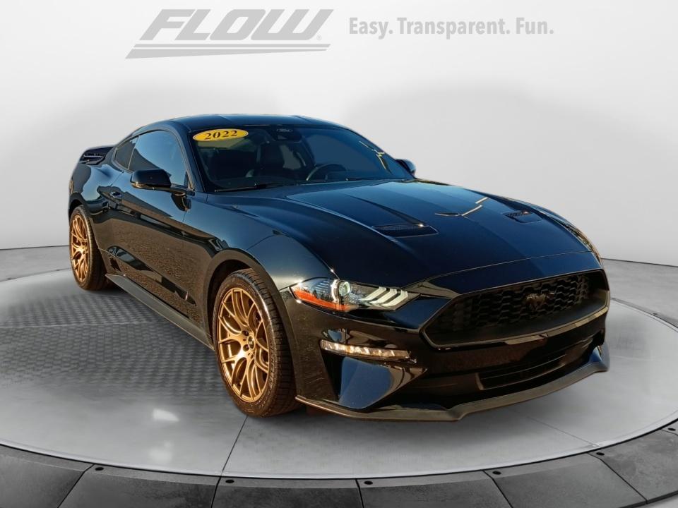 Black 2022 Ford Mustang Coupe Rear-Wheel Drive Automatic