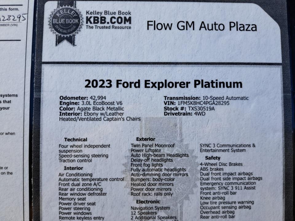 Used 2023 Ford Explorer SUV