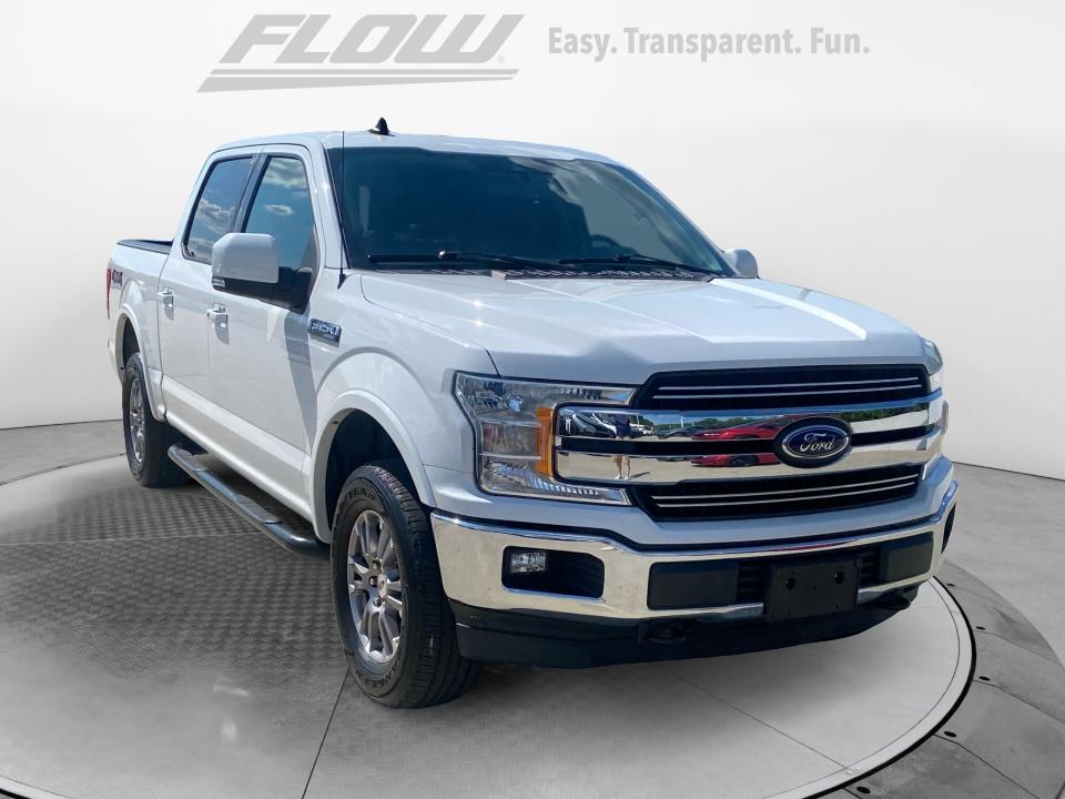 White 2019 Ford F-150 Pickup Truck Four-Wheel Drive Automatic