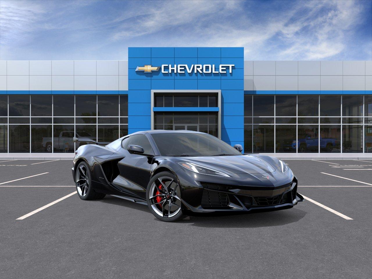 Black 2026 Chevrolet Corvette Coupe Rear-Wheel Drive Automatic