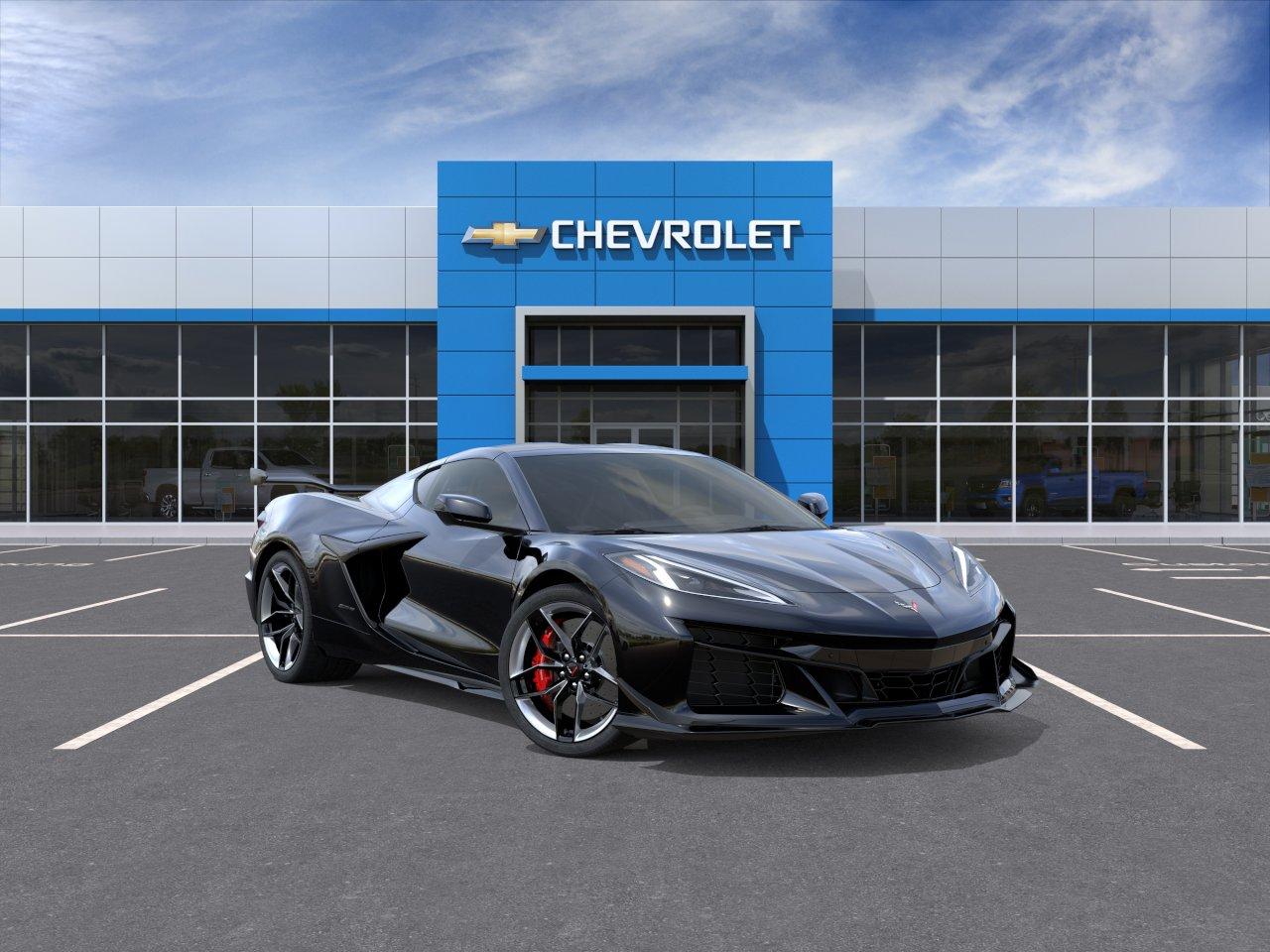 Black 2026 Chevrolet Corvette Coupe Rear-Wheel Drive Automatic