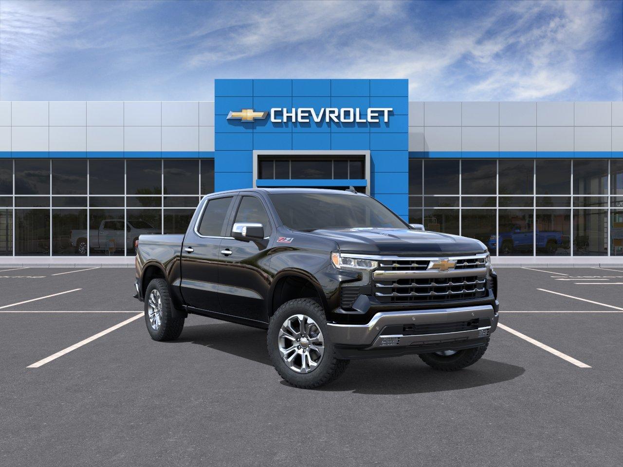 Black 2026 Chevrolet Silverado 1500 Pickup Truck Four-Wheel Drive Automatic