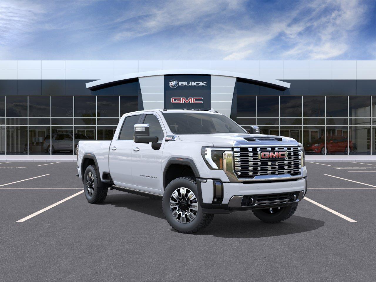 White 2026 GMC Sierra 2500HD Pickup Truck Four-Wheel Drive Automatic