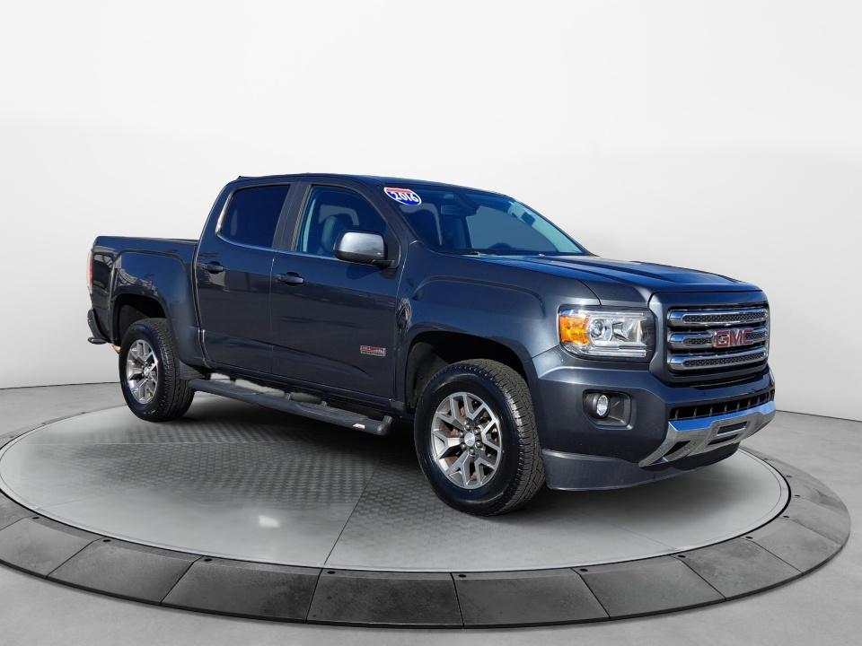Gray 2016 GMC Canyon Pickup Truck Four-Wheel Drive Automatic