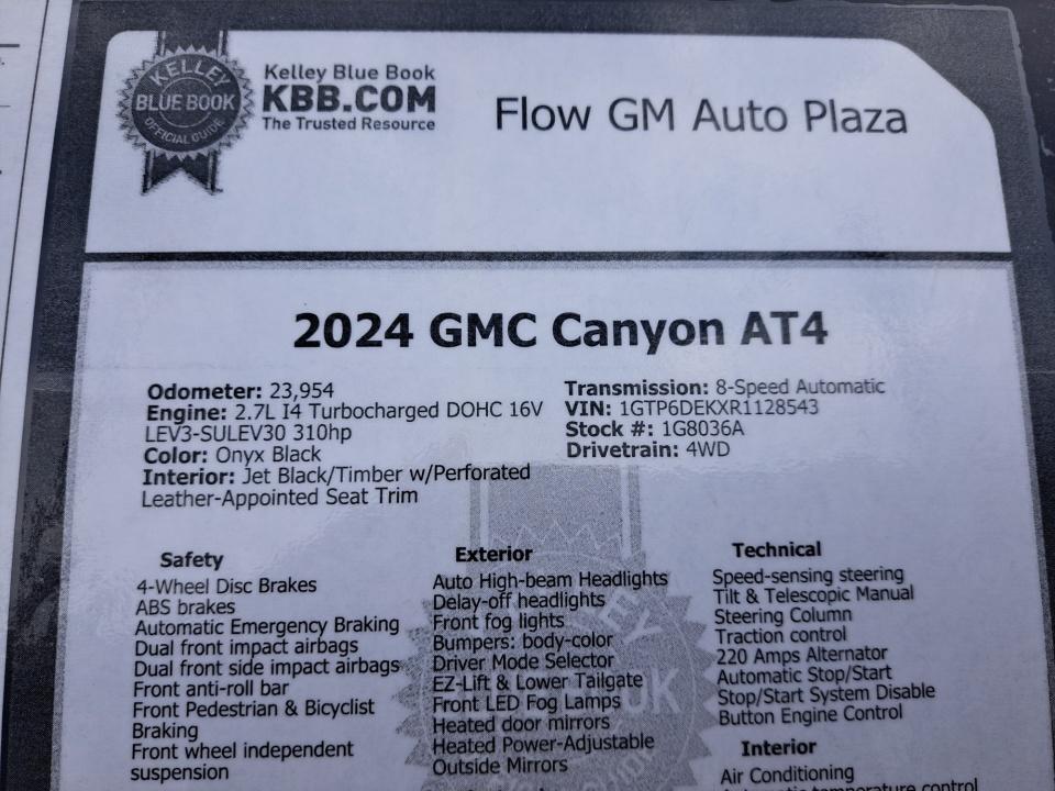 Used 2024 GMC Canyon Truck