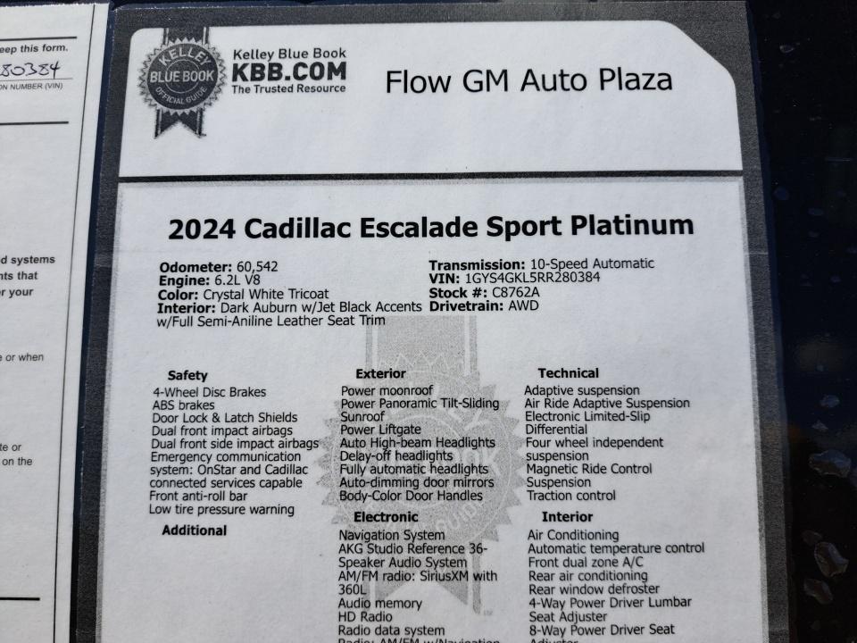 Used 2024 Cadillac Escalade SUV