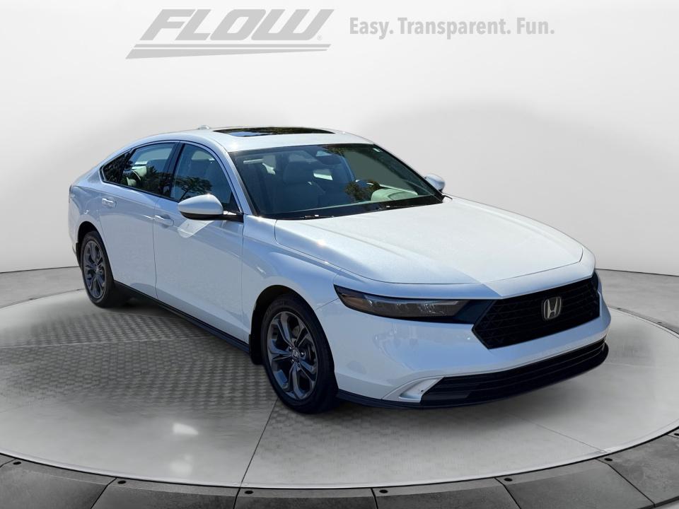 White 2024 Honda Accord Sedan Front-Wheel Drive Automatic