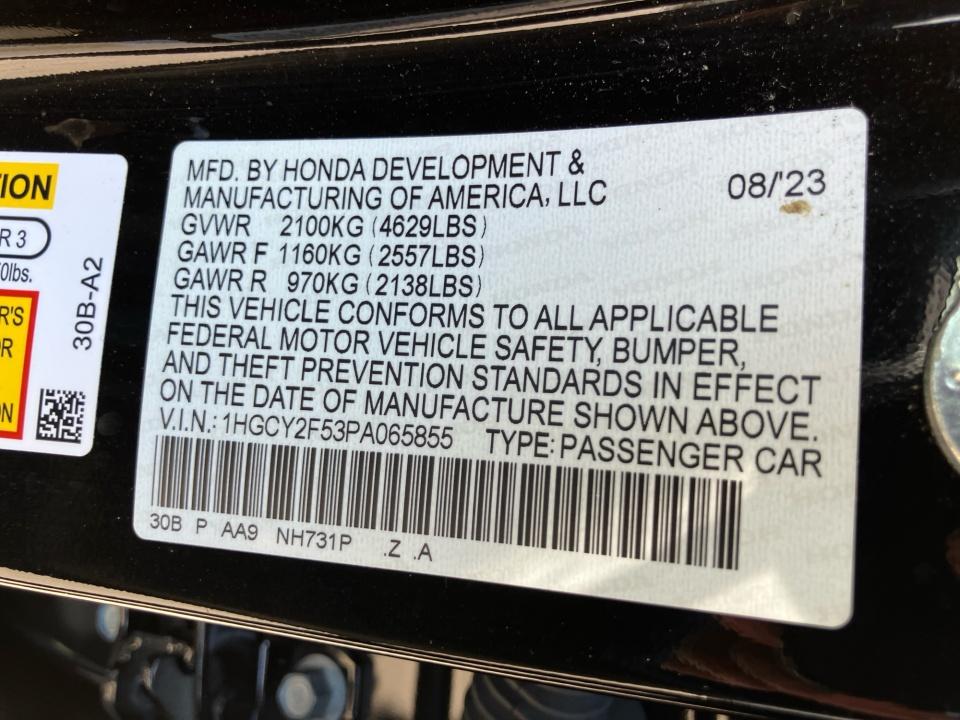 Used 2023 Honda Accord Hybrid Sedan