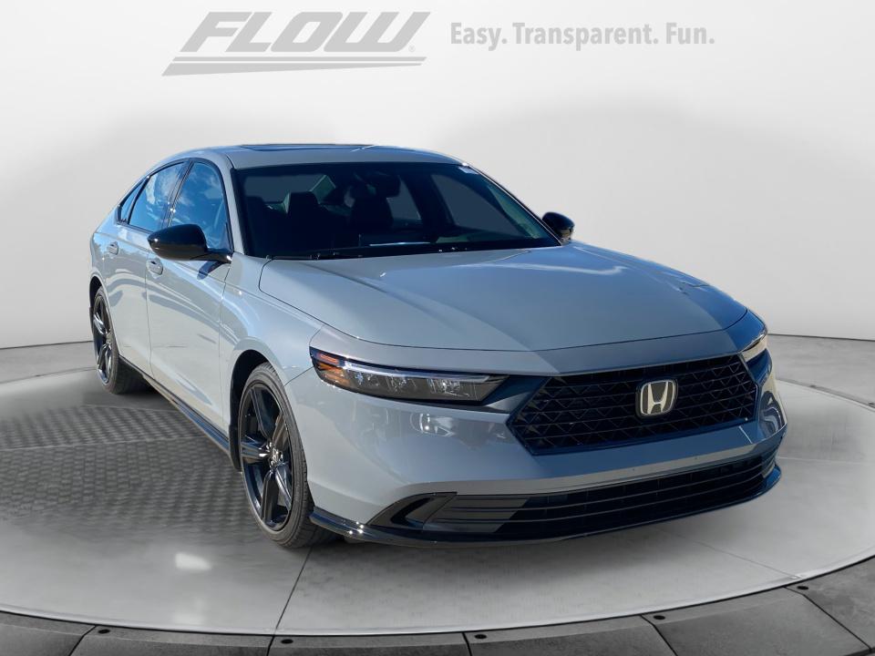 Gray 2026 Honda Accord Hybrid Sedan Front-Wheel Drive Automatic