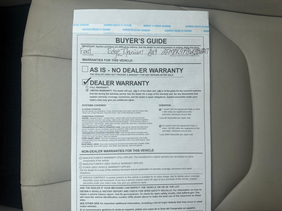 Used 2019 Ford Edge SUV