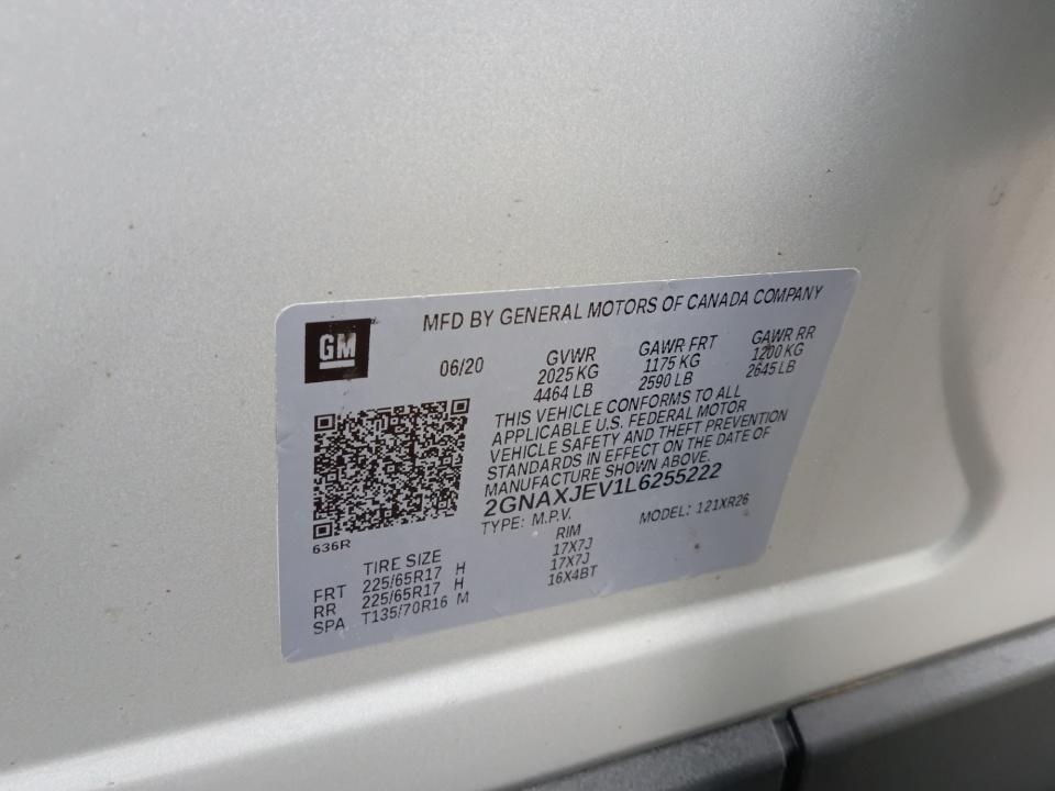 Used 2020 Chevrolet Equinox SUV