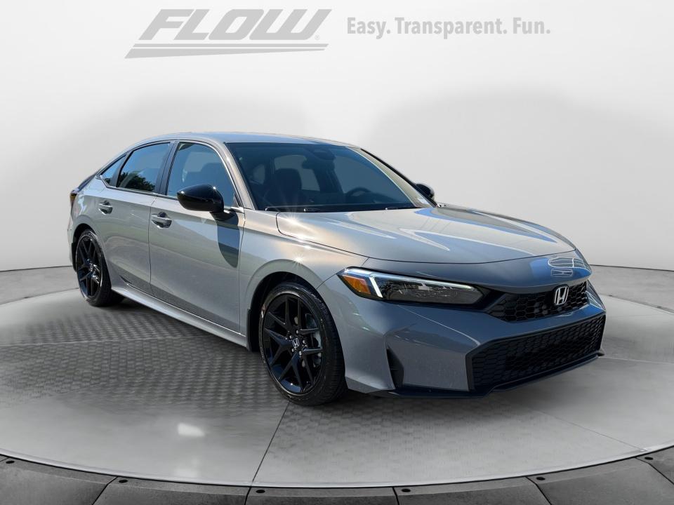Gray 2026 Honda Civic Sedan Front-Wheel Drive Automatic