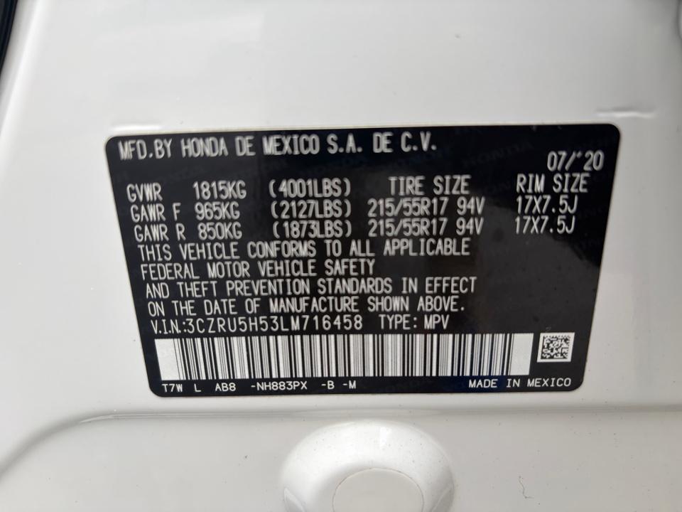 Used 2020 Honda HR-V SUV