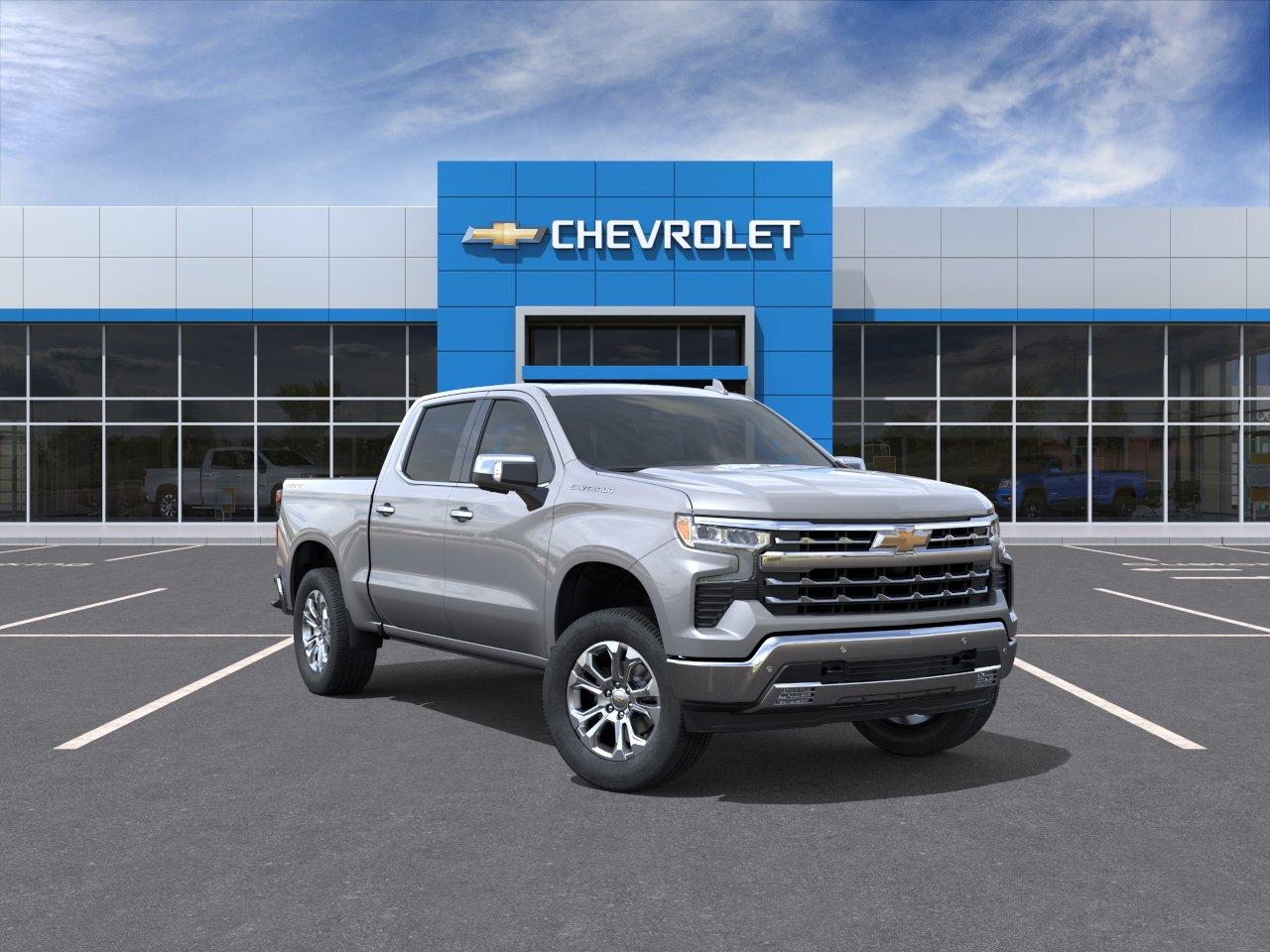 Gray 2026 Chevrolet Silverado 1500 Pickup Truck Four-Wheel Drive Automatic