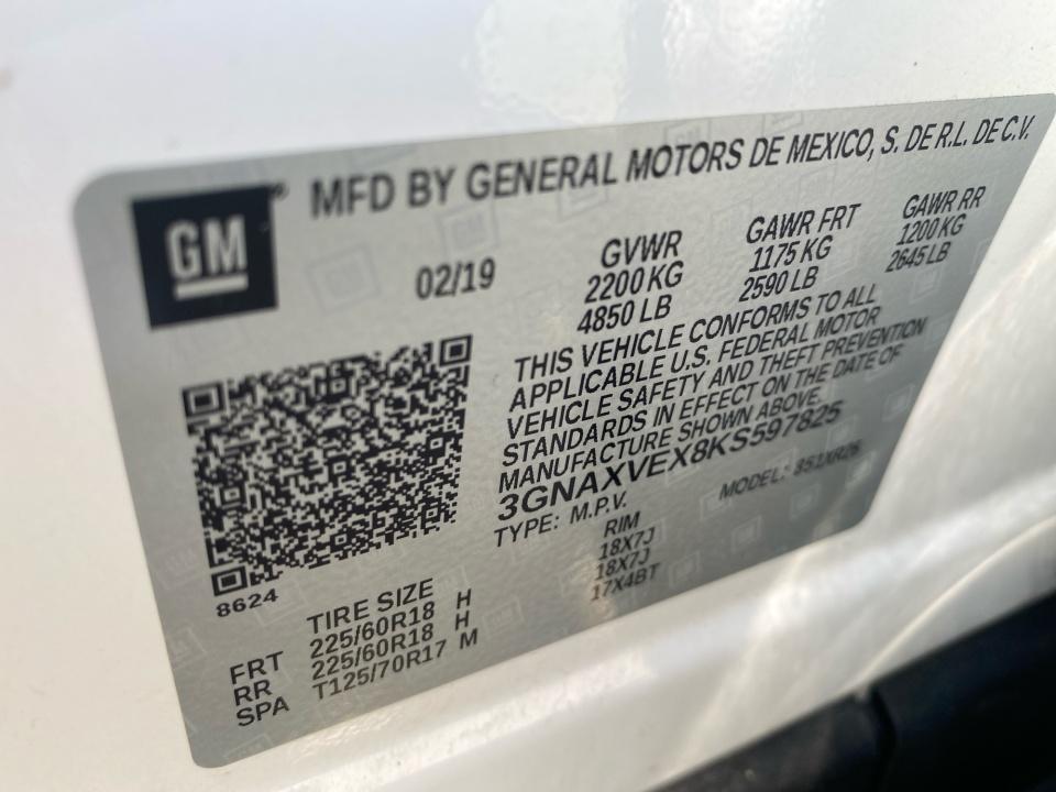 Used 2019 Chevrolet Equinox SUV