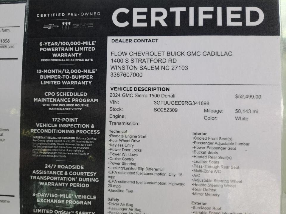 Used 2024 GMC Sierra 1500 Truck