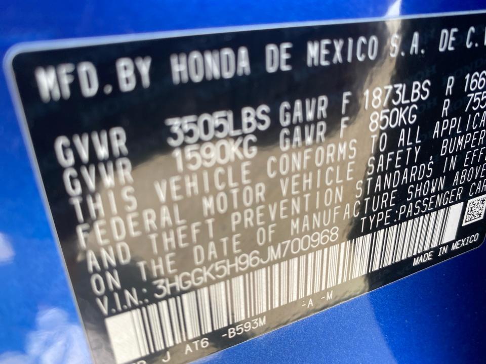 Used 2018 Honda Fit Hatchback