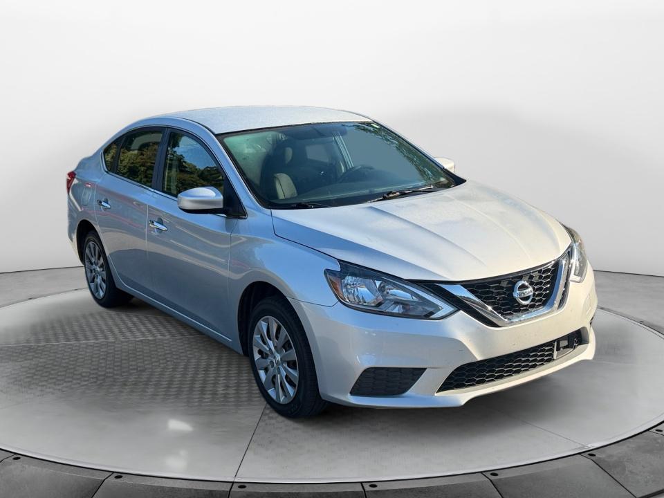 Silver 2019 Nissan Sentra Sedan Front-Wheel Drive Automatic