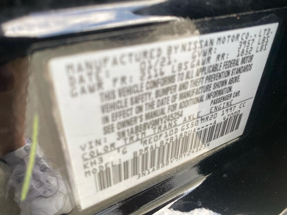 Used 2021 Nissan Sentra Sedan