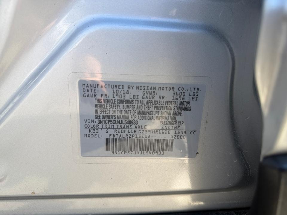 Used 2018 Nissan Kicks SUV