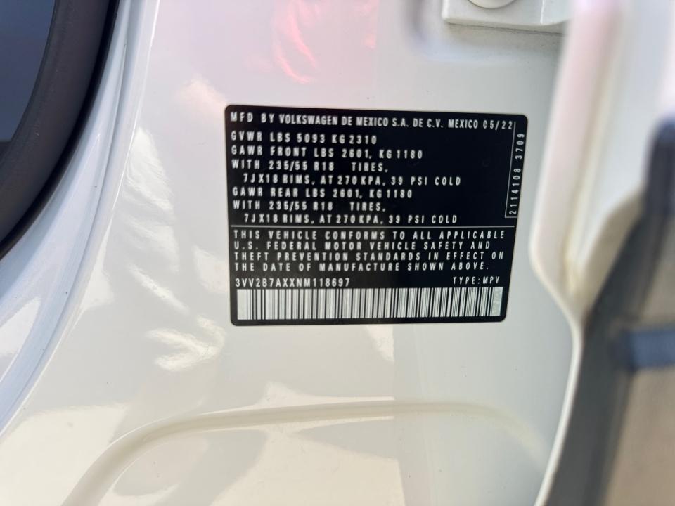 Used 2022 Volkswagen Tiguan SUV