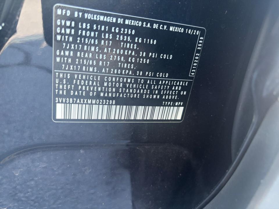 Used 2021 Volkswagen Tiguan SUV