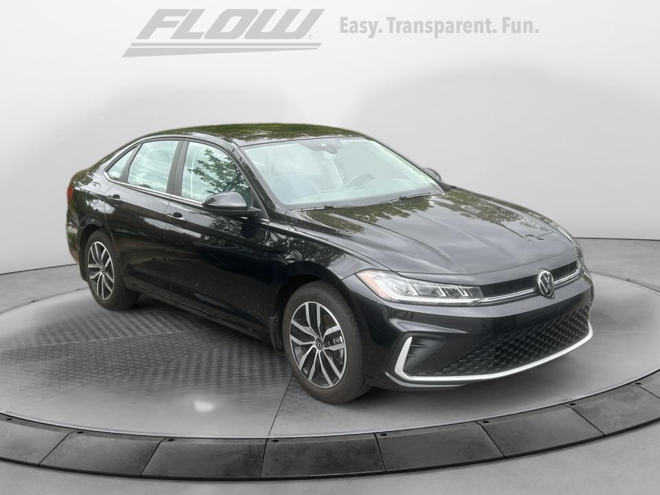 Black 2026 Volkswagen Jetta Sedan Front-Wheel Drive Automatic