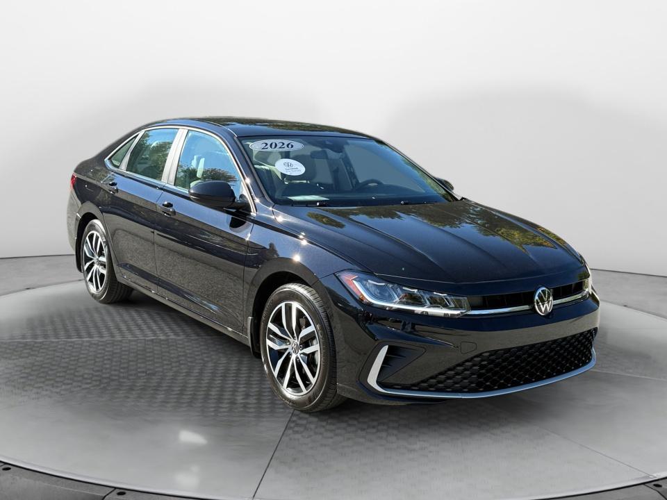 Black 2026 Volkswagen Jetta Sedan Front-Wheel Drive Automatic