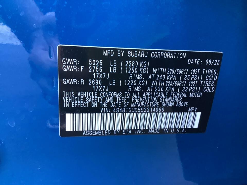 Used 2025 Subaru Outback SUV