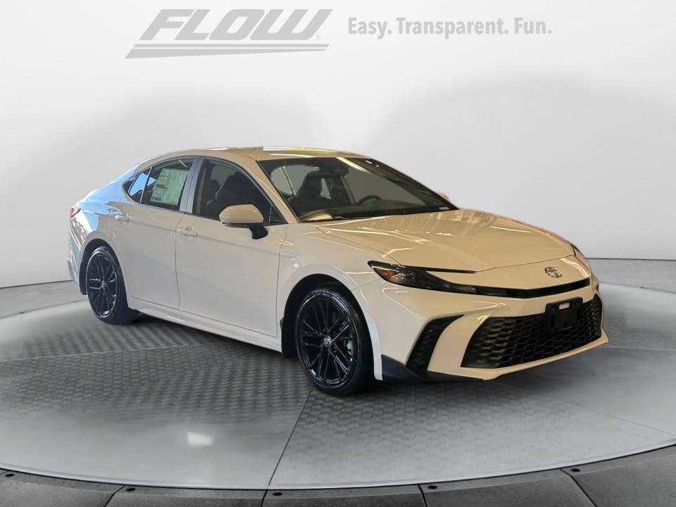 White 2026 Toyota Camry Sedan Front-Wheel Drive Automatic