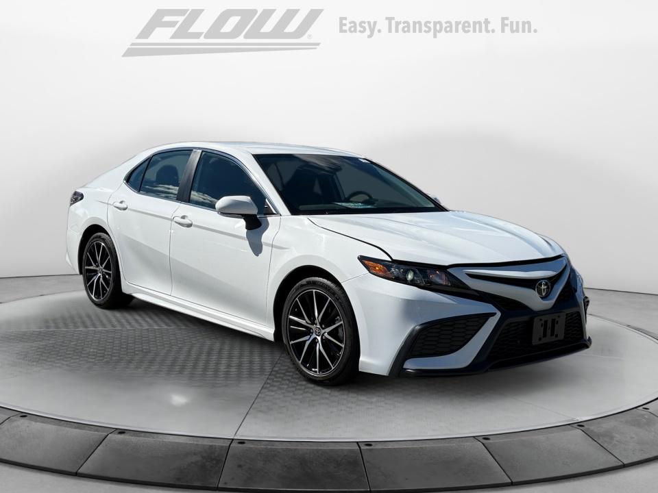 White 2023 Toyota Camry Sedan Front-Wheel Drive Automatic