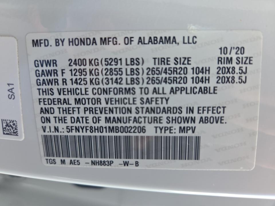 Used 2021 Honda Passport SUV