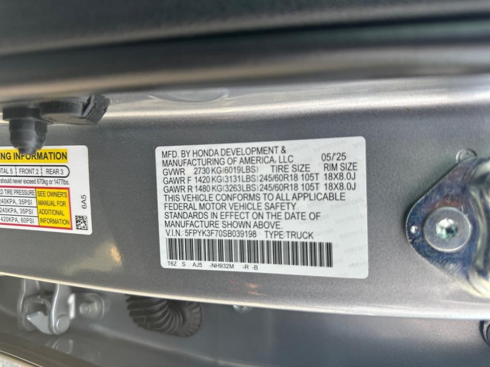Used 2025 Honda Ridgeline Truck