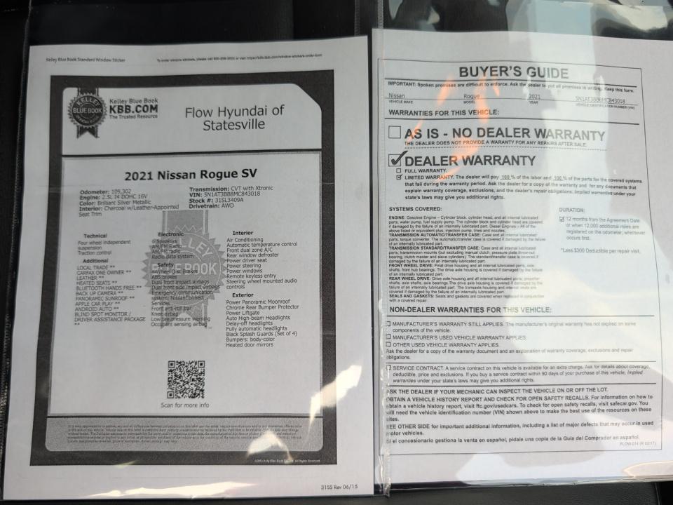 Used 2021 Nissan Rogue SUV