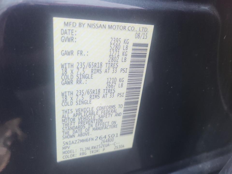 Used 2015 Nissan Murano SUV