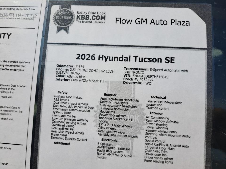 Used 2026 Hyundai Tucson SUV