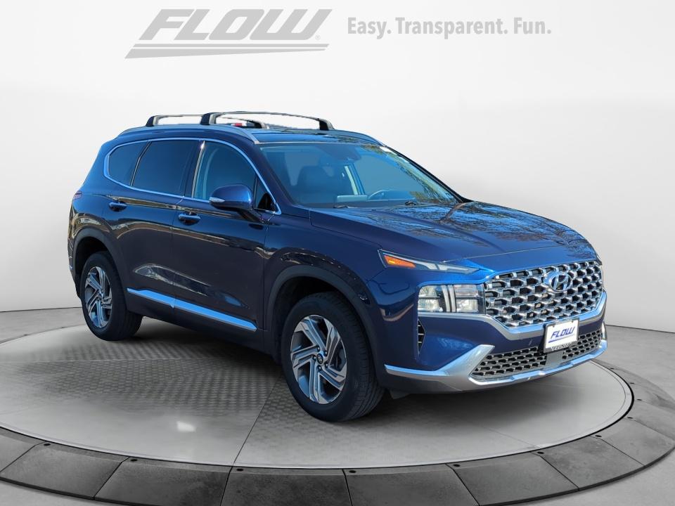 Blue 2022 Hyundai Santa Fe SUV / Crossover All-Wheel Drive Automatic