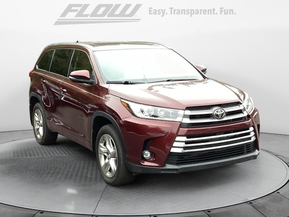 Red 2019 Toyota Highlander SUV / Crossover All-Wheel Drive Automatic