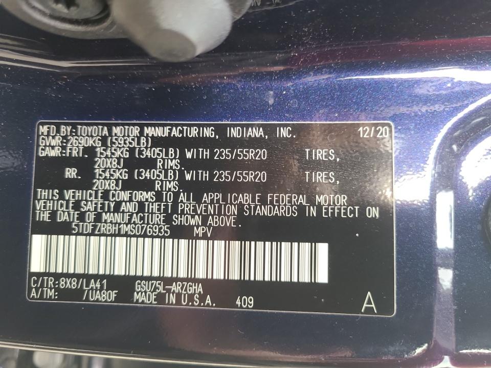 Used 2021 Toyota Highlander SUV