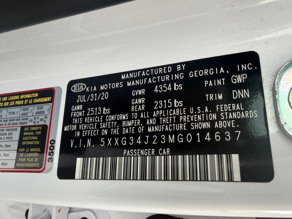 Used 2021 Kia K5 Sedan