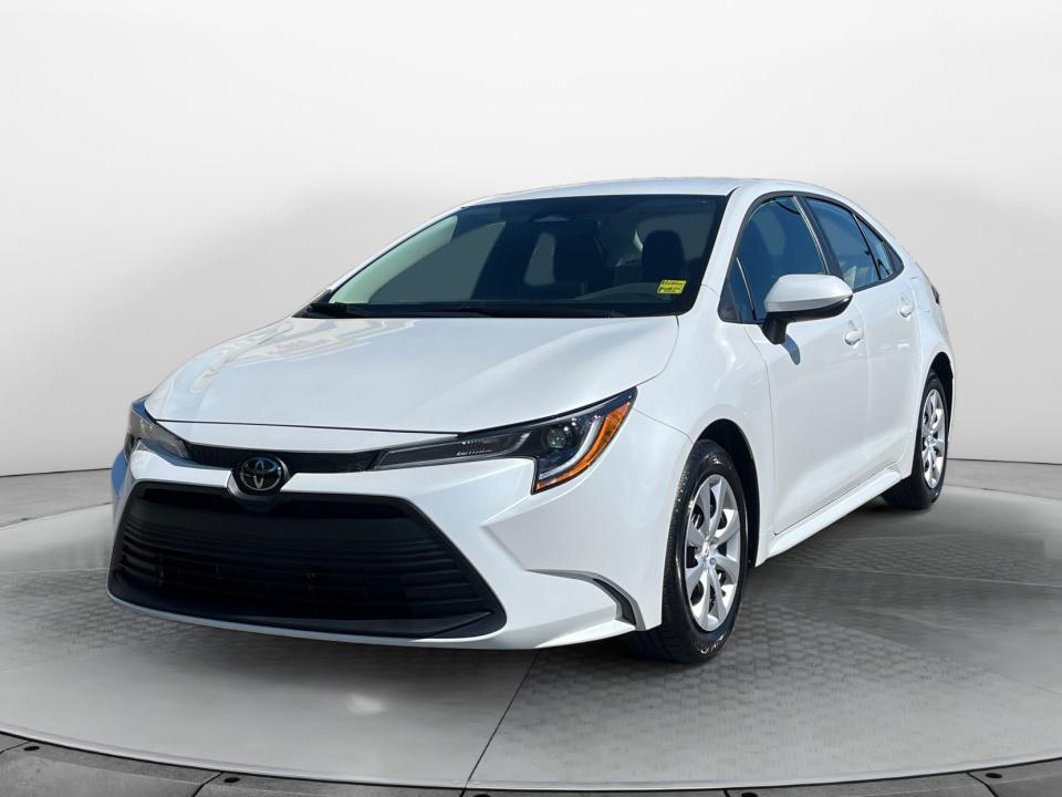 White 2026 Toyota Corolla Sedan Front-Wheel Drive Automatic