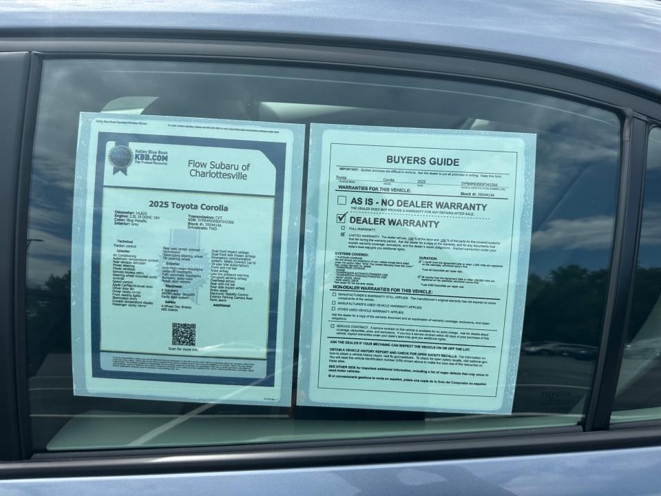 Used 2025 Toyota Corolla Sedan