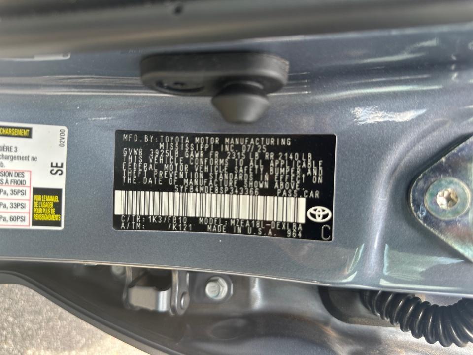Used 2025 Toyota Corolla Sedan