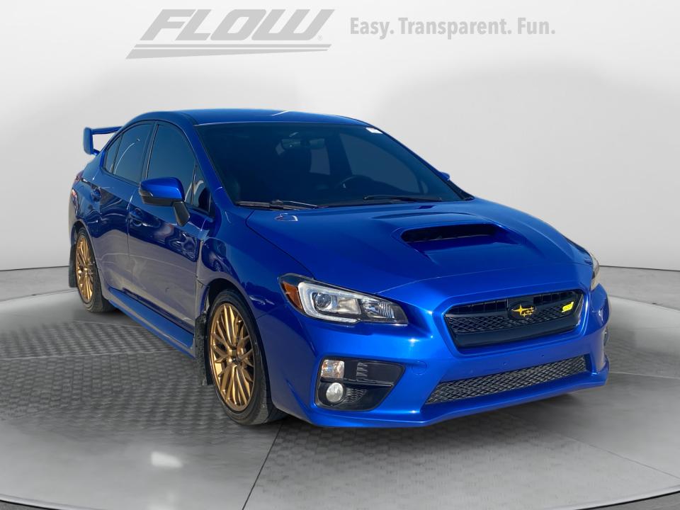 Blue 2017 Subaru WRX STI Sedan All-Wheel Drive Manual