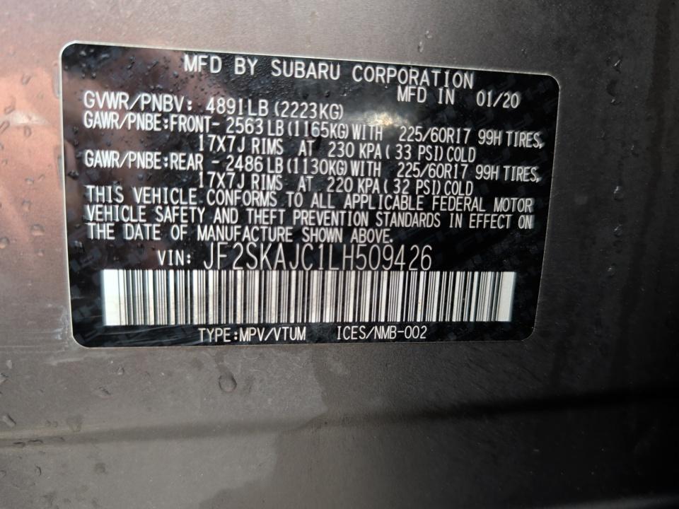 Used 2020 Subaru Forester SUV